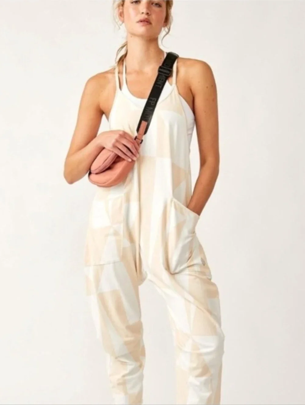 Free People Movement Hot Shot Printed Onesie L New
